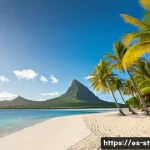 Home 18 세인트헬레나 비교 모리셔스 vs 세인트헬레나 - **Mauritius - Tropical Beach Luxury and Cultural Harmony:** A breathtaking panoramic view of a prist...